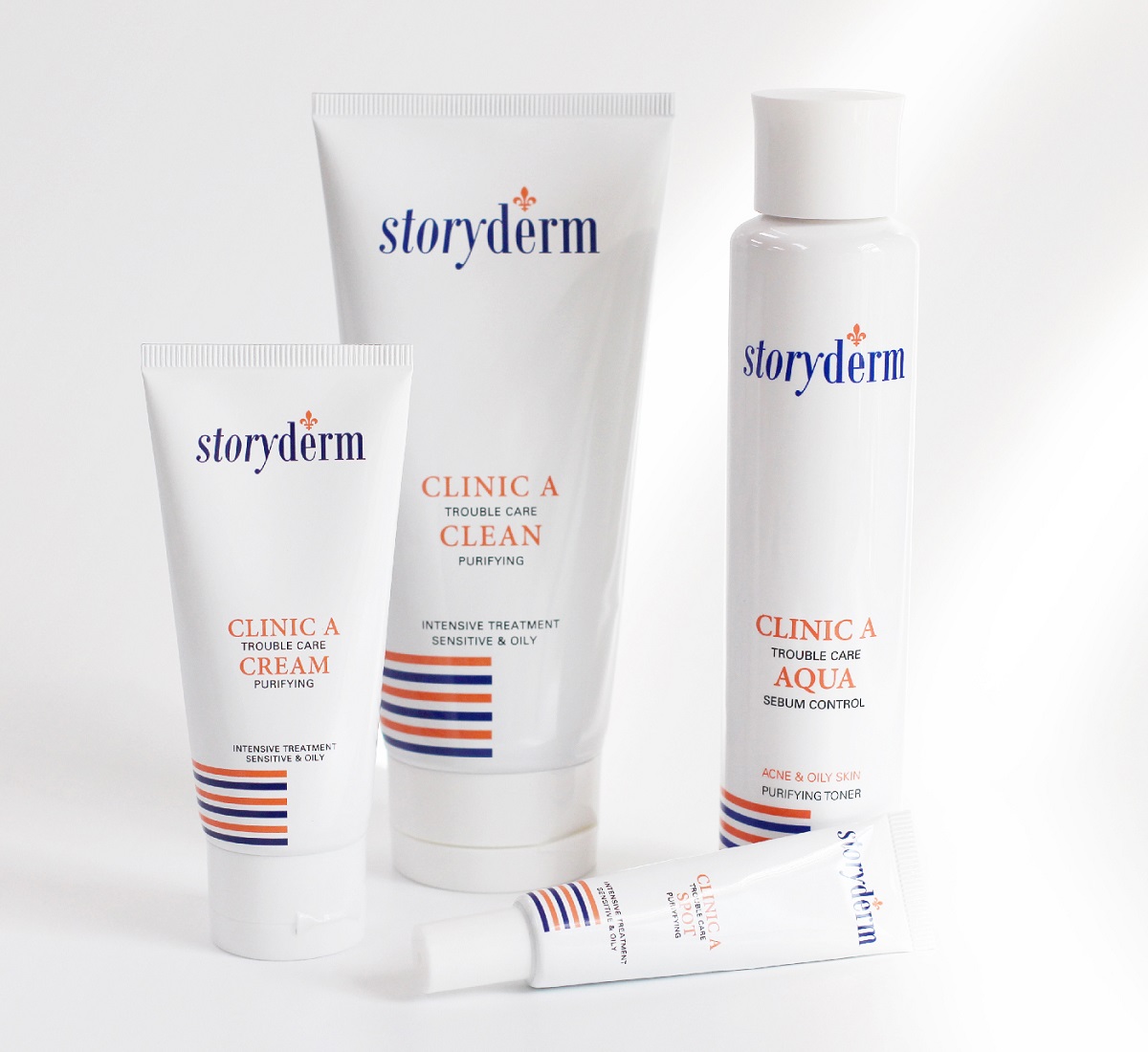 شوینده و پاک کننده ضد جوش کلینیک آ استوری درم Storyderm Clinic-A | مناسب پوست چرب، مختلط و مستعد آکنه، پاکسازی منافذ و تنظیم سبوم | 150 میل